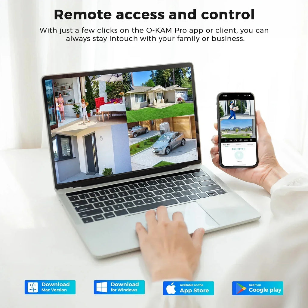 Yoosee Outdoor Camera Triple Screen Quad Lens 10X Optical Zoom AI Auto Tracking ONVIF Waterproof Yoosee CCTV Security Protection