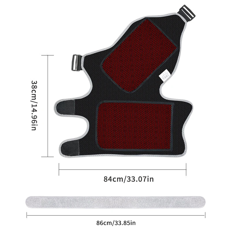 Electric Shoulder Heating Pad with Vibration Massage | Tidesmit Relaxation Treatment Tidesmit