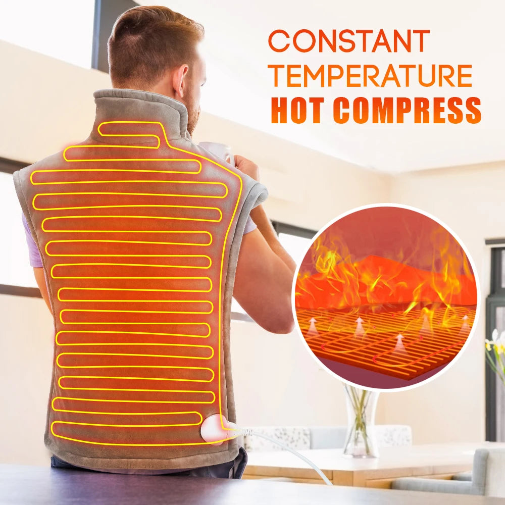 Electric Heating Neck Massager - Deep Tissue Muscle Recovery Tool Fascia Gun Tidesmit