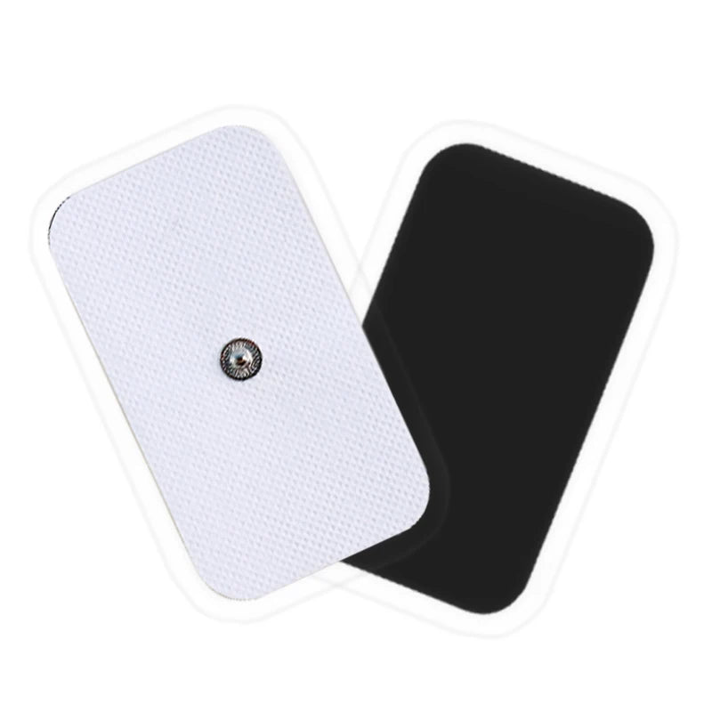 TENS Unit Electrode Pads: Reusable Muscle Stimulator Gel Sets Back Massage Instrument Tidesmit