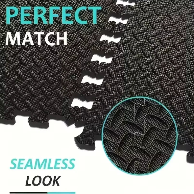 30x30cm 16 Pcs Interlocking Yoga Mat Home Gym and Yoga Equipment Protective Mat EVA Foam Non Slip Flooring Indoor Fitness