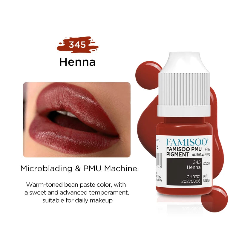 Lip Tattoo Ink – Long Lasting Microblading Pigment 5ml | Tidesmit Permanent Makeup Machines Tidesmit