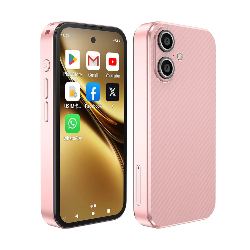 UNIWA Q333 4G Full Bands MINI Smartphone Android 4GB+64GB Mobile Phone 2000mAh Face ID WhatsApp GPS Small Phone Support TF Card