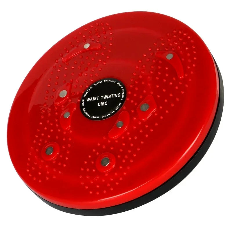 Waist Twisting Disc for Core Balance - Durable Anti-Slip Fitness Board Body Shaping Massage Equipment Red Tidesmit