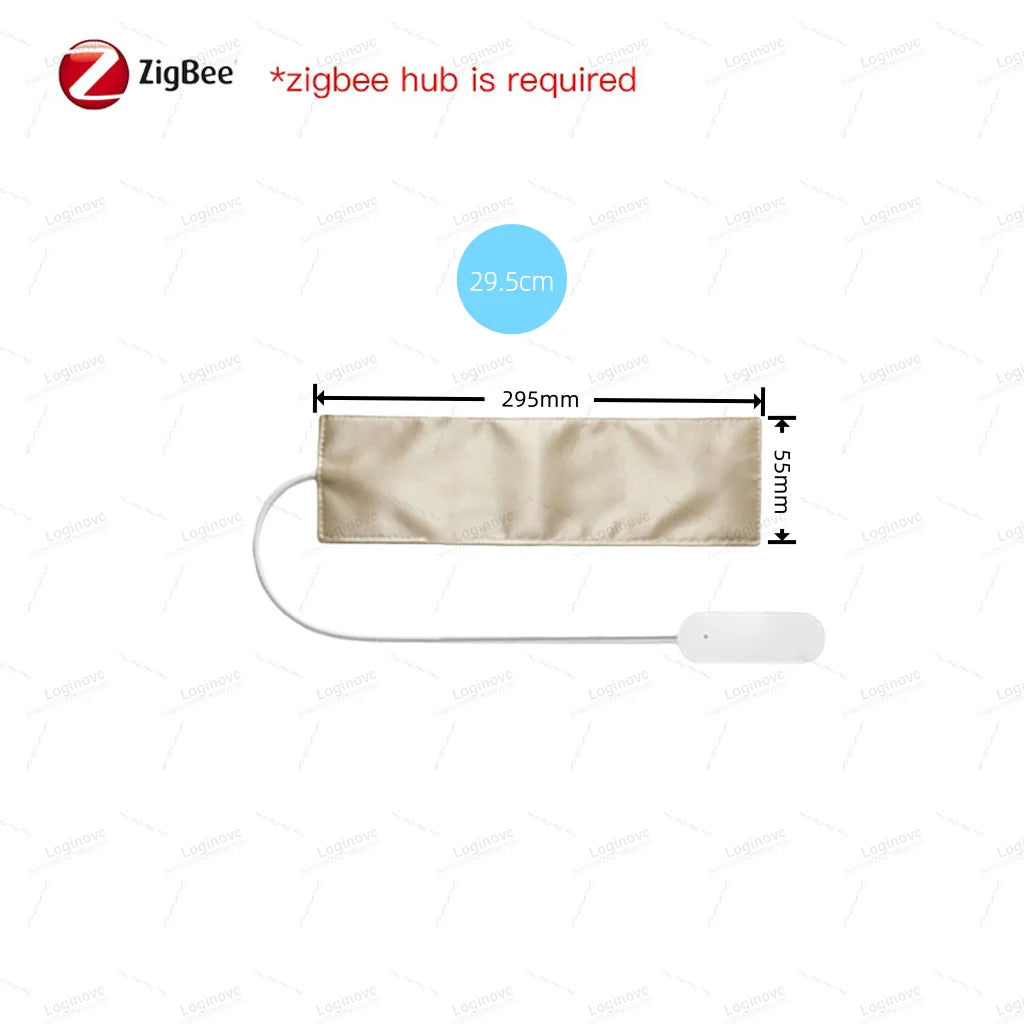 New Tuya ZigBee Pressure Sensor Gravity Pad Bed Occupancy Detection Smart Life Home Automation Monitoring For Elderly Care