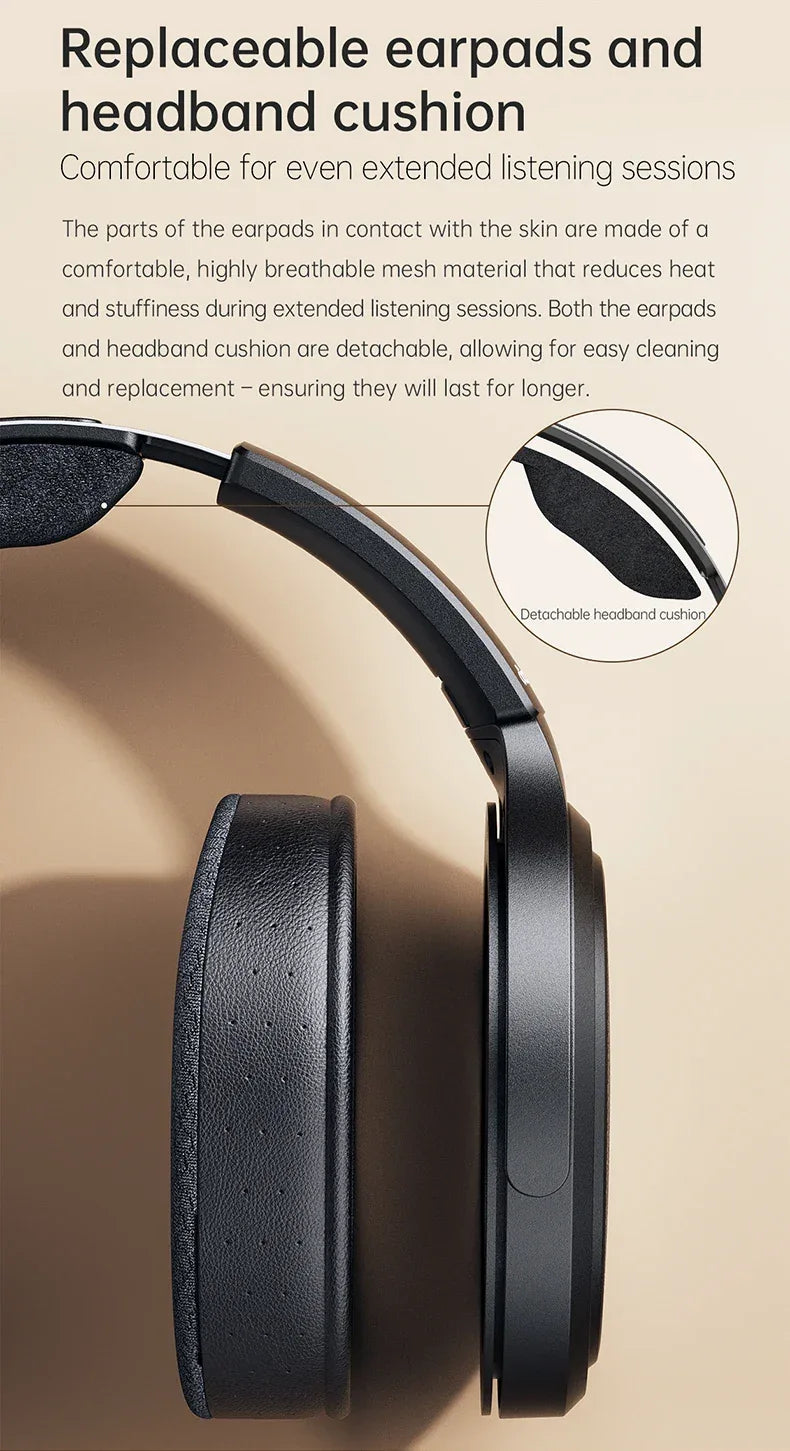 FiiO JT1 Planar Magnetic Headphones Open Back Wired | Tidesmit Tidesmit