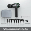 Deep Tissue Massage Gun for Muscle Recovery - Grey, Portable Tidesmit Fascia Gun Grey Type C Charge Poland Tidesmit