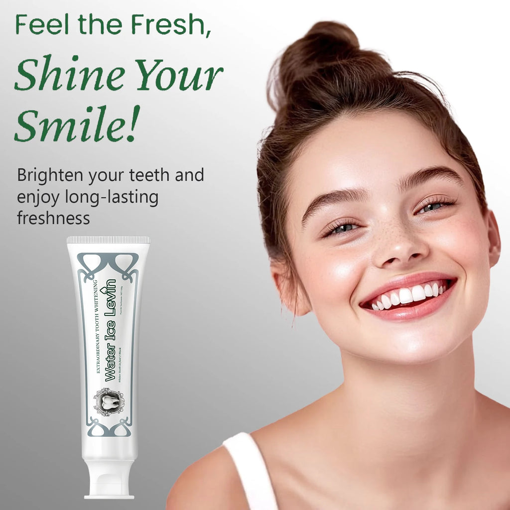 Tidesmit 1,000 ppm fluoride teeth whitening toothpaste with stain-removing smart particles for bright smiles