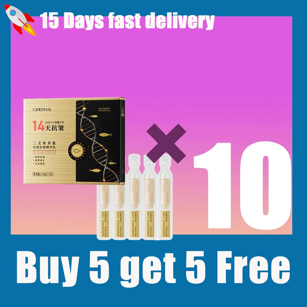 Salmon DNA Light Energy Anti- Wrinkle  Serum Fade Fine Lines Facial Moisturizing brightning Anti Aging Firming Skin Care
