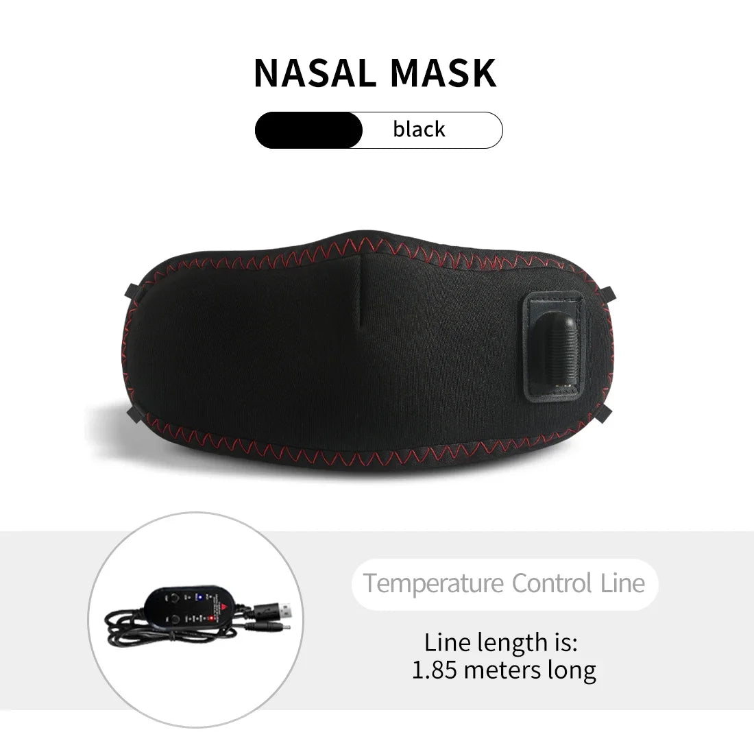 Heated Nose Warmer for Snoring Relief with 3 Gear Temperature Control Relaxation Treatment 5V-Heating Tidesmit