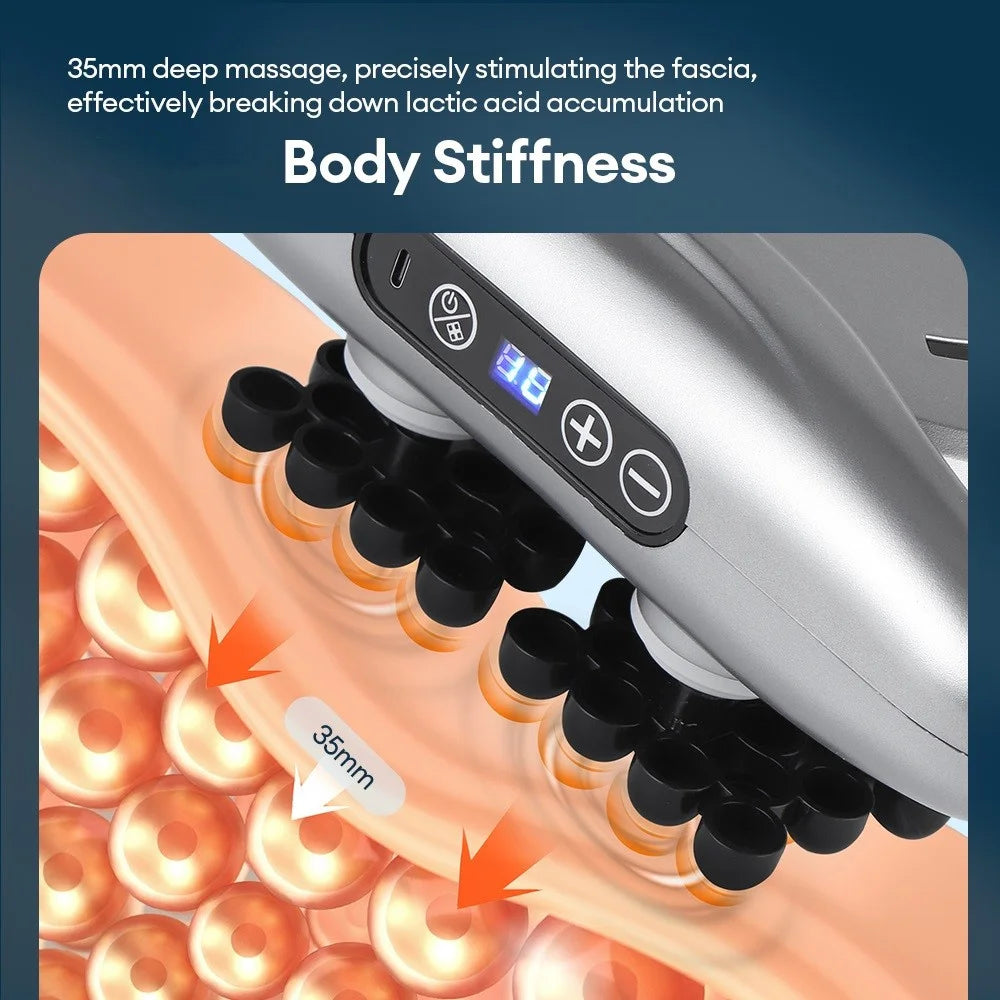 Deep Tissue Massage Gun with 66 Interchangeable Heads by Tidesmit Relaxation Treatment Tidesmit