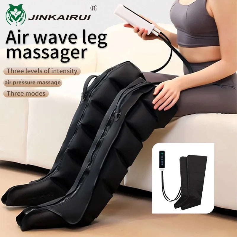 Leg Massager for Circulation: Air Compression Relief by Tidesmit Body Shaping Massage Equipment Long Tidesmit