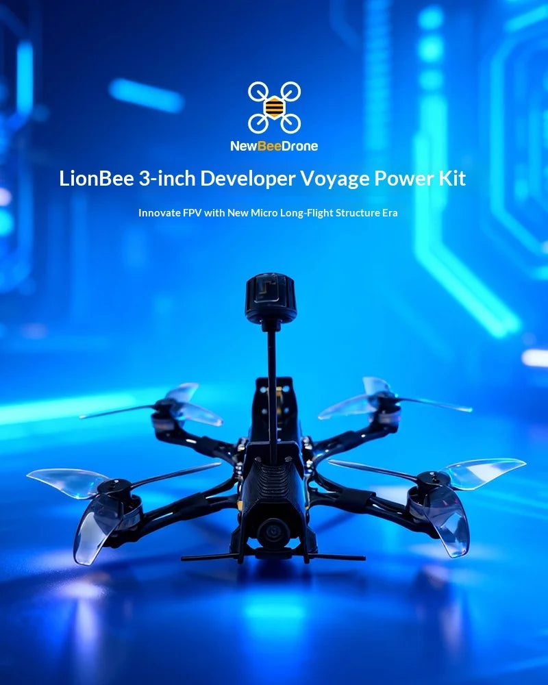 3 Inch FPV Micro Drone Kit with Long Range ELRS 2.4G and GPS Tidesmit