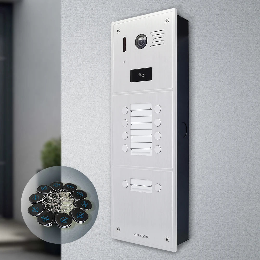 BC151HD-10S Camera Doorbell For HOMSECUR HDK Series Video Doorphone Intercom 10 Families