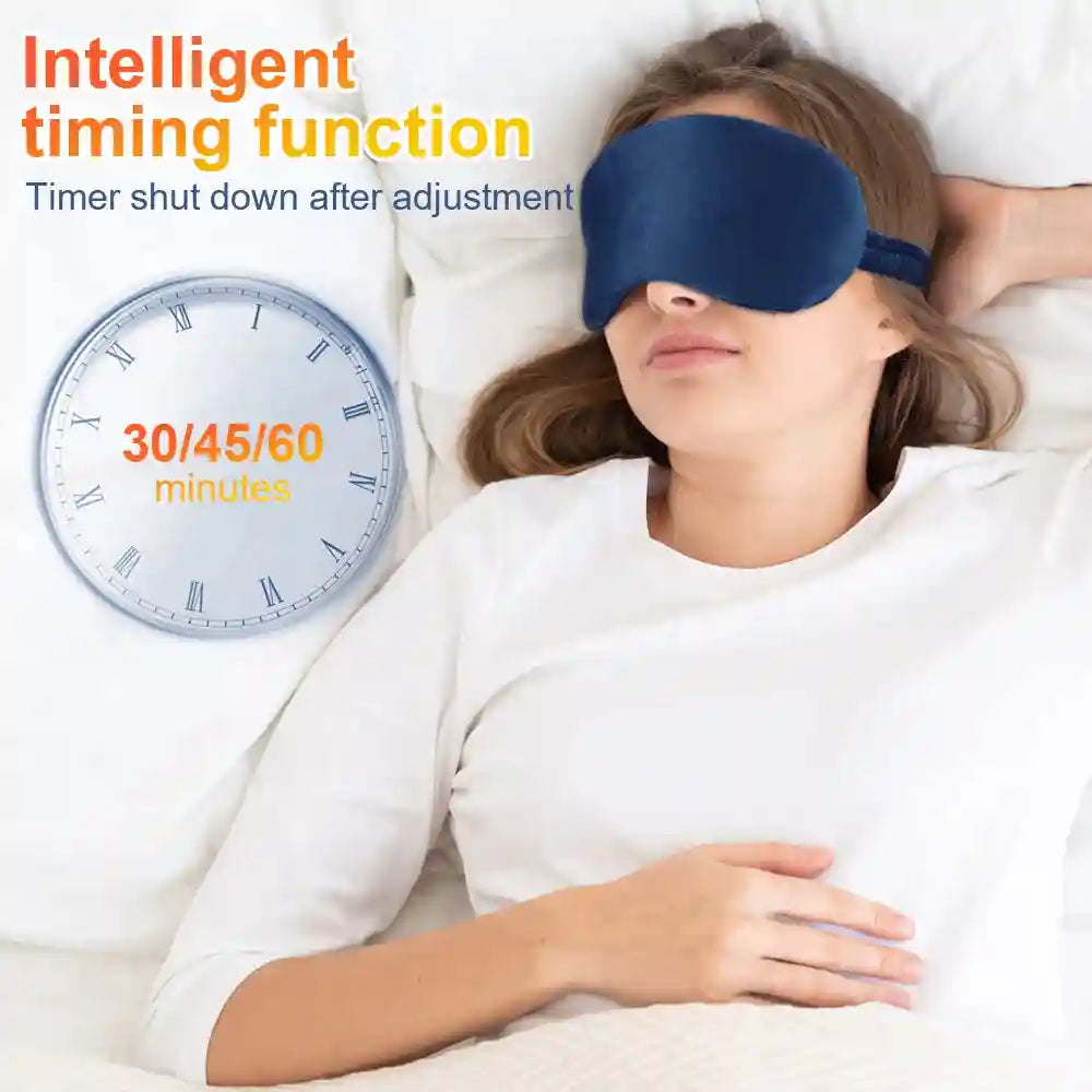 Electric Steam Eye Mask - Heated 3D Massager for Eye Fatigue Eye Massage Instrument Tidesmit