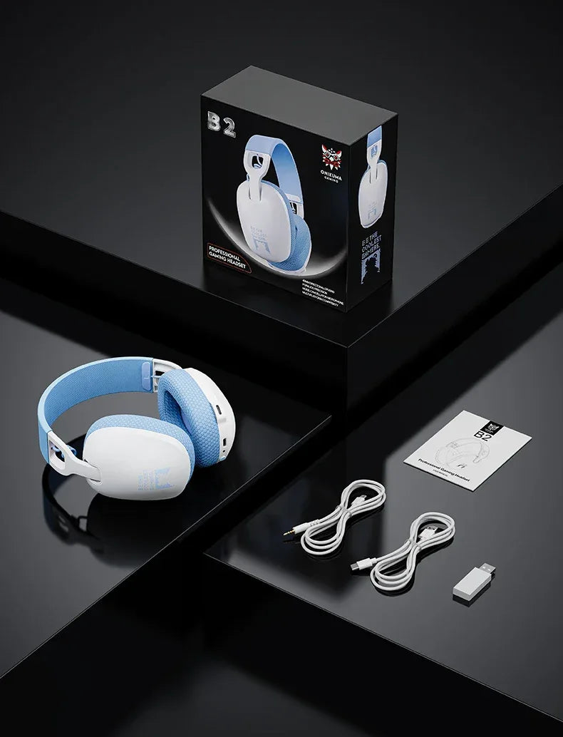 Wireless Gaming Headset 2.4GHz USB Mic B2 Series by Tidesmit Tidesmit