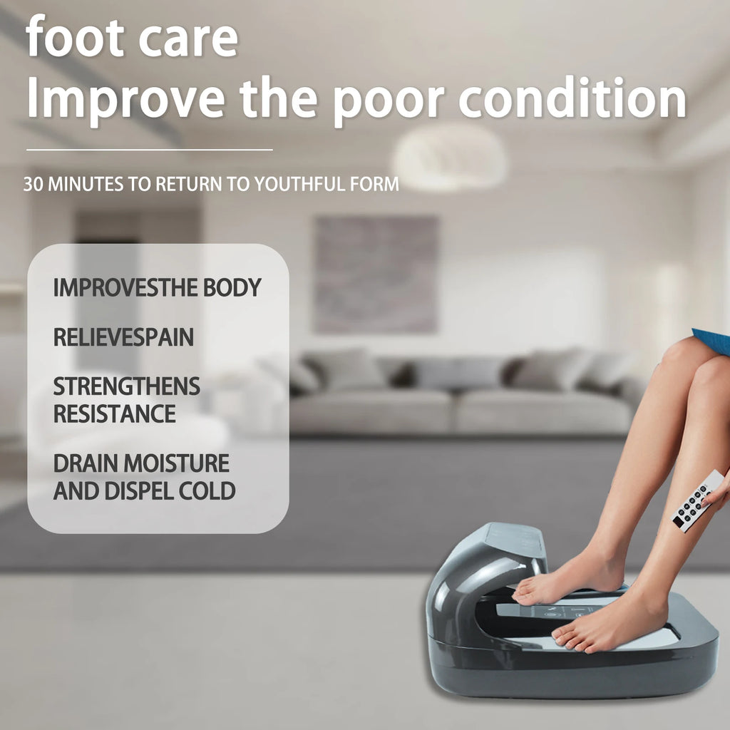 Terahertz Foot Massager: Light Wave Therapy Device for Pain Relief Relaxation Treatment Tidesmit