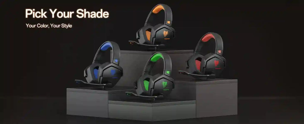 Pro Gaming Headset with Mic - Over-Ear Wired Audio for Xbox PS5 PC Tidesmit