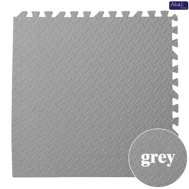 12Pcs EVA Foam Interlocking Floor Mats 60x60cm Gym Flooring Tiles Exercise Yoga Mat Non-Slip Shock Absorbing 10mm