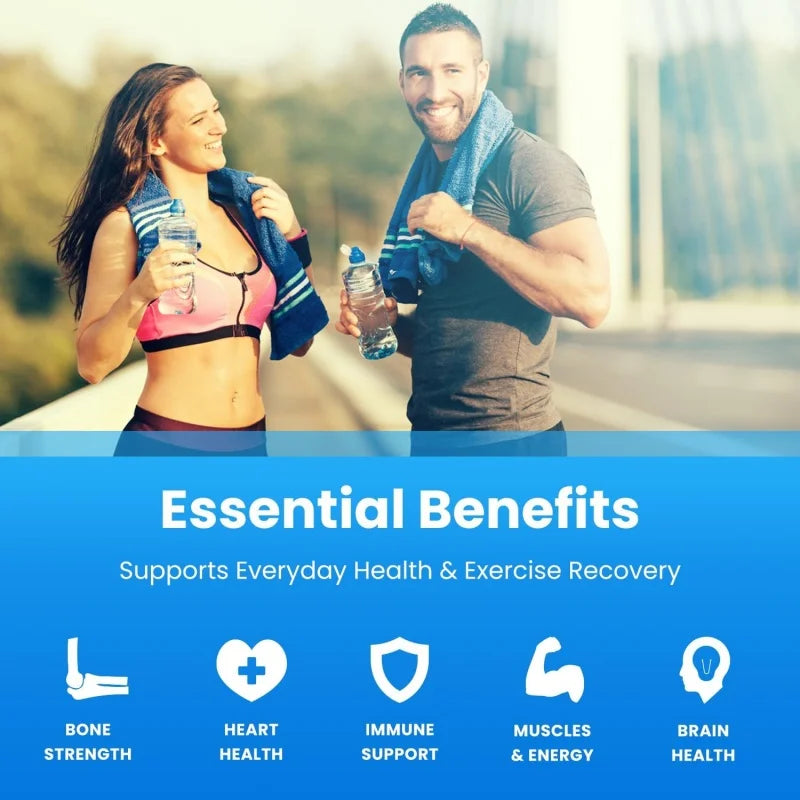  ﻿ Magnesium Zinc & Vitamin D3 Supplement - Magnesium Glycinate - Bone, Muscle & Heart Health, Immune Support - 30 Patches
