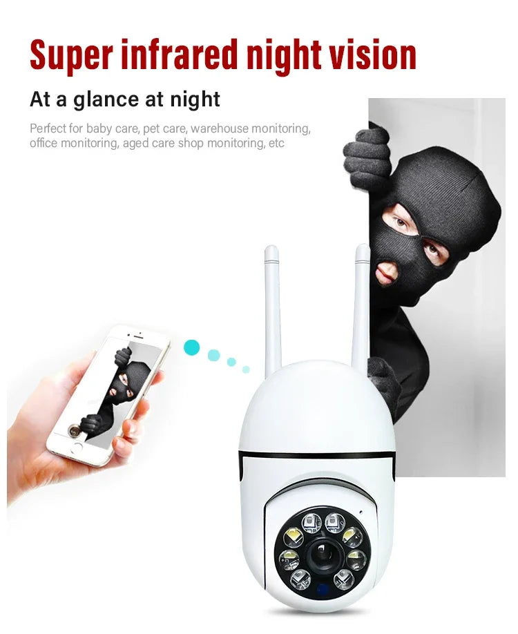 xiaohuang home video call, CCTV camera, home wireless WIFI mini security camera cd card infrared night vision, mobile tracking