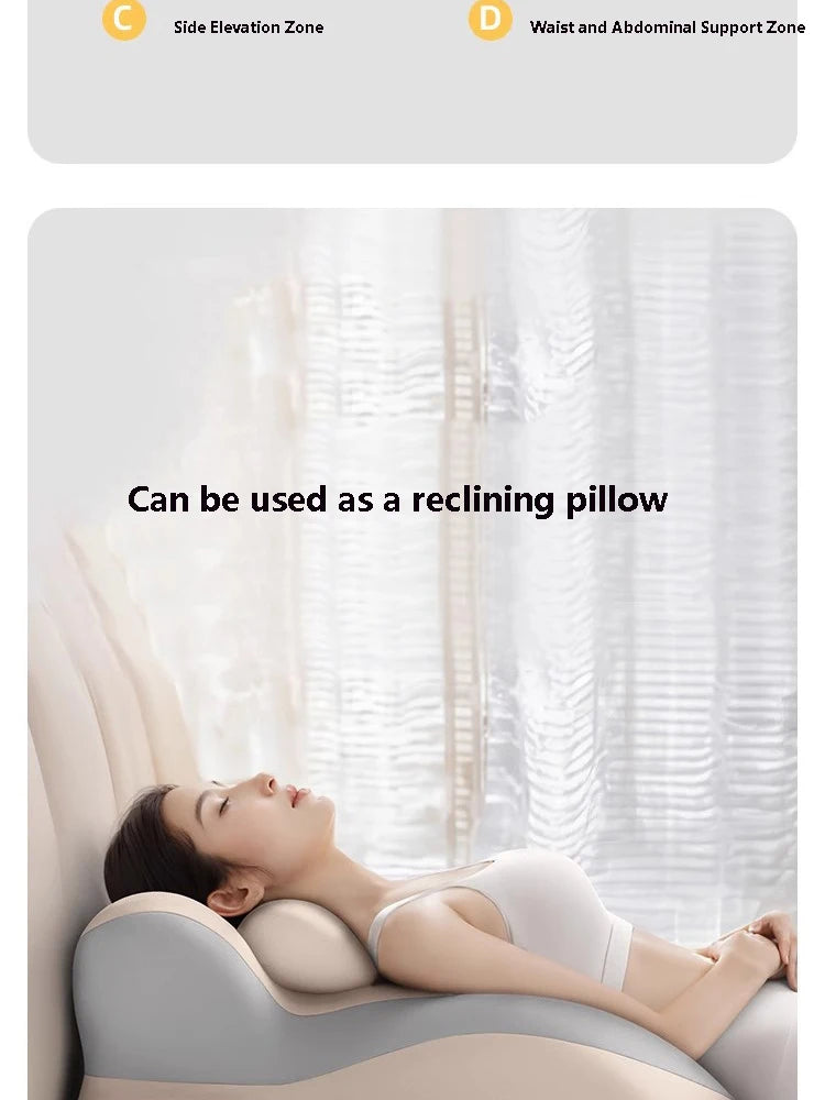 Ergonomic Memory Foam Wedge Pillow for Neck and Leg Pain Relief Massage Cushion Tidesmit