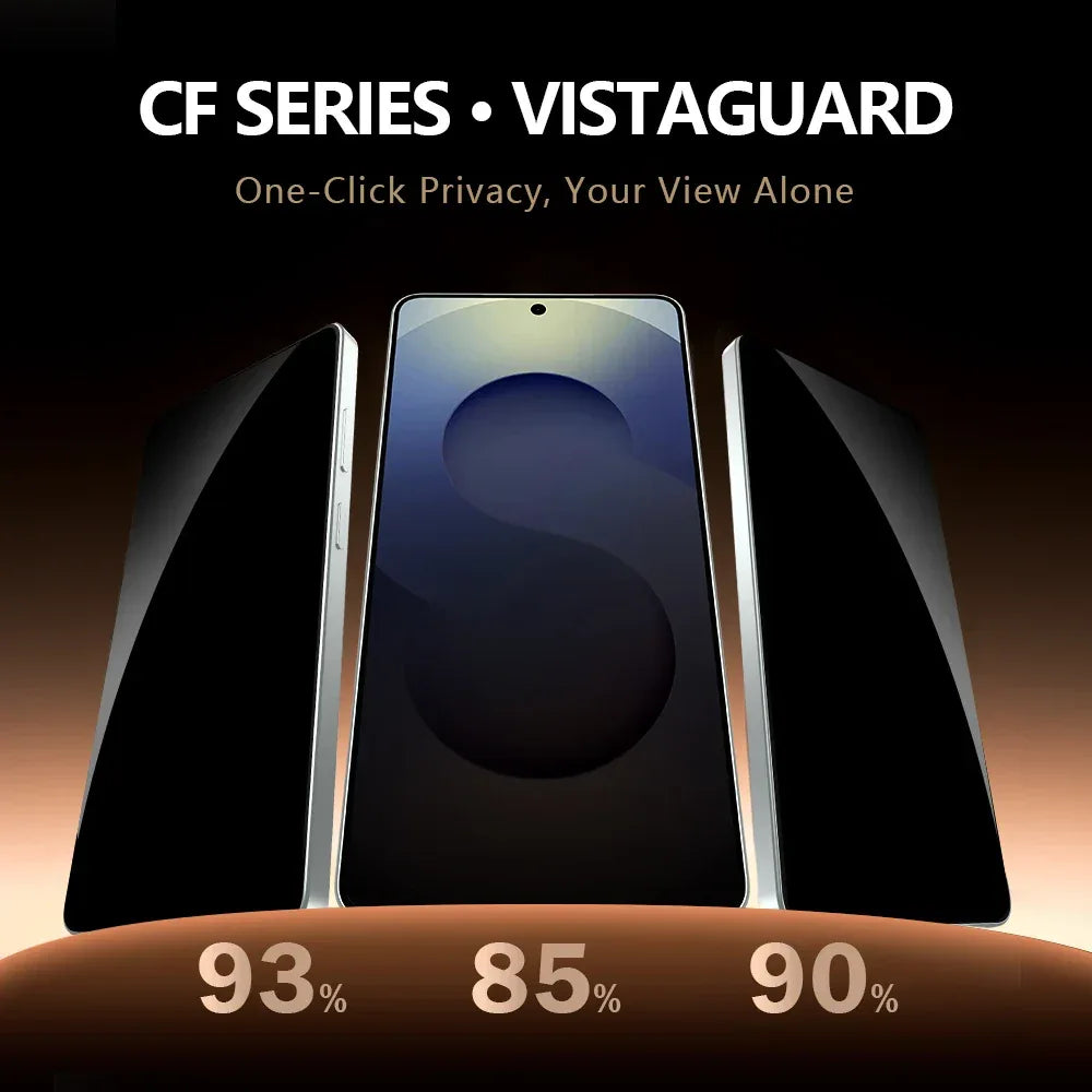 Anti-Spy Screen Protector for Samsung Galaxy S24 Ultra - 9H Privacy Glass Tidesmit