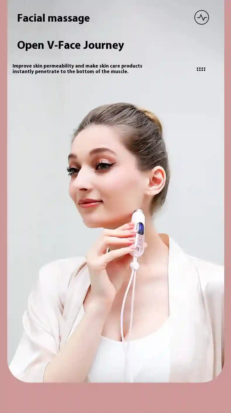Eye Massage Instrument: 3-in-1 Rechargeable Heat Therapy Device - Pink Eye Massage Instrument Tidesmit