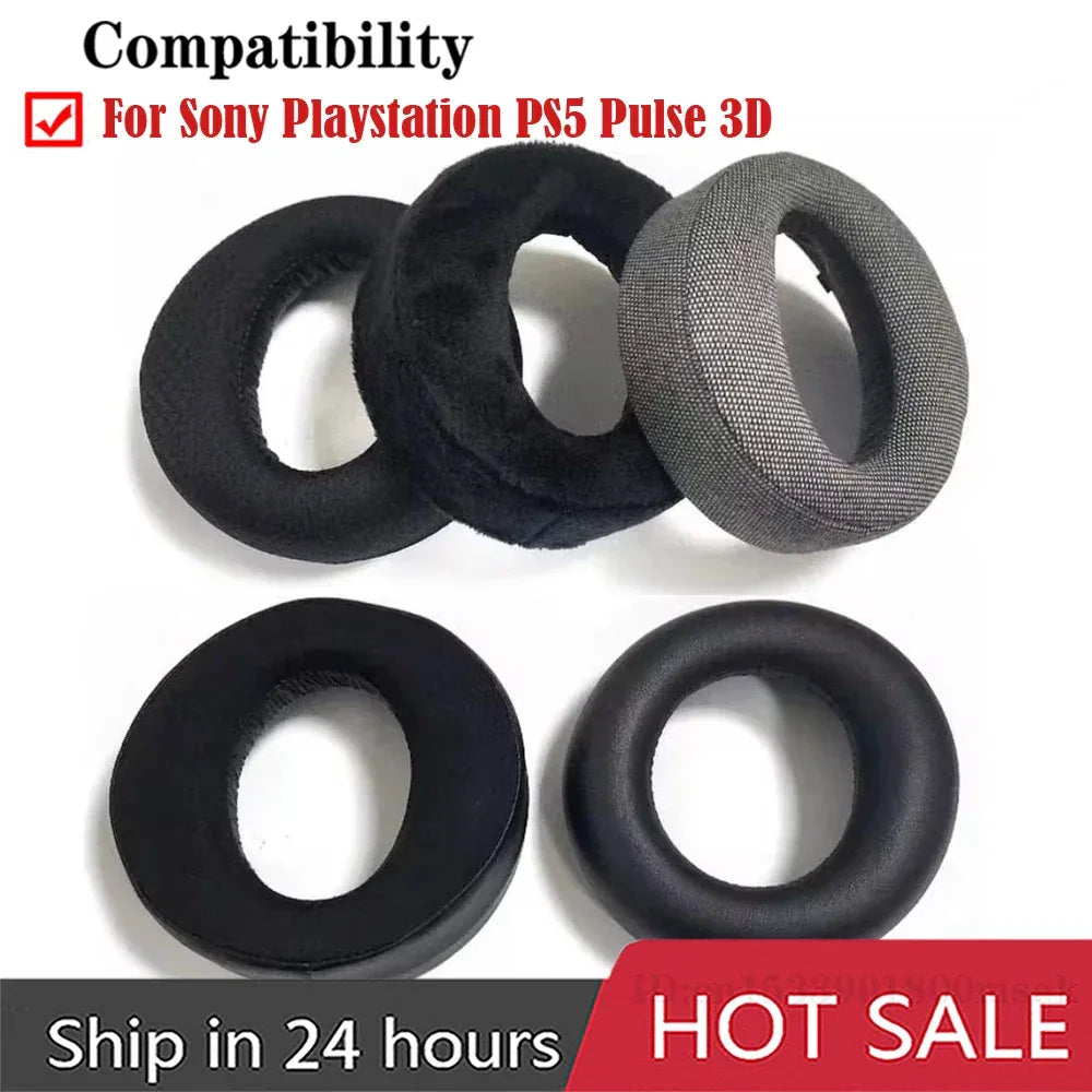 PS5 Pulse 3D Replacement Ear Pads Memory Foam Cushions by Tidesmit Tidesmit