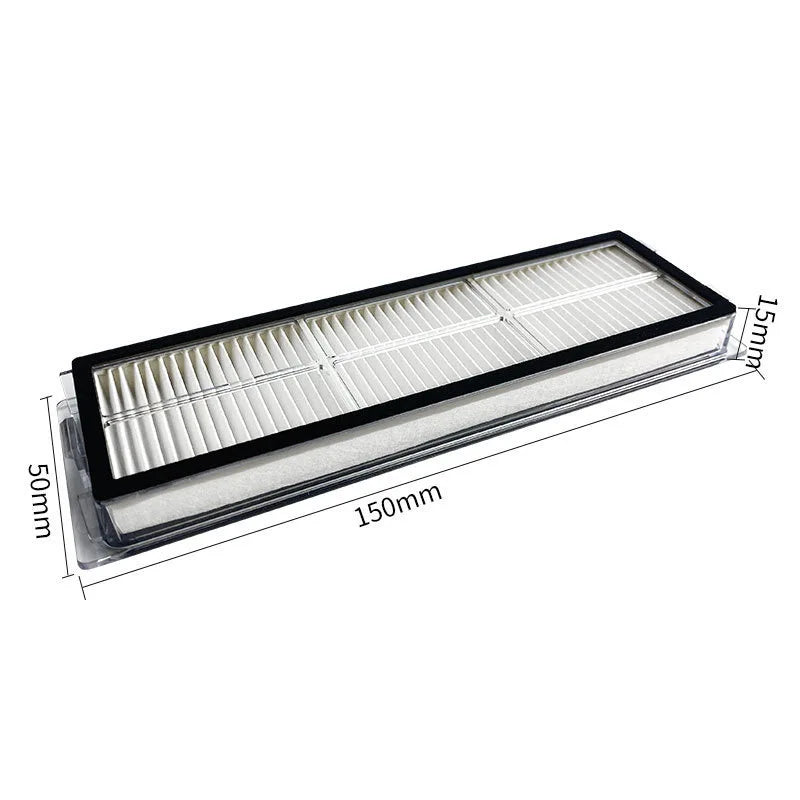 Tidesmit replacement parts set for Xiaomi S20+ S10 Plus vacuum includes main brush side brush HEPA filter and mop pads