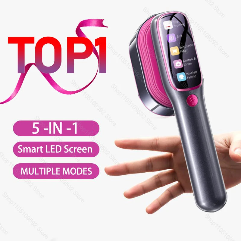 Tidesmit portable handheld garment steamer and travel steam iron for efficient laundry fabric care