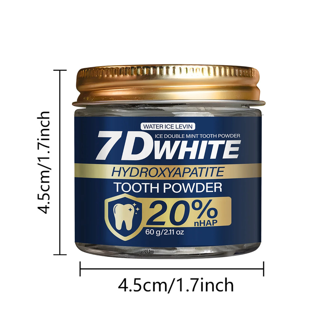 Tidesmit Hydroxyapatite Tooth Powder with 20% nHAP and charcoal for professional teeth whitening and fresh breath