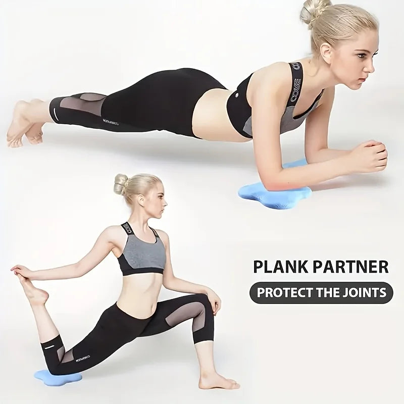 2Pcs Tpe Yoga Kneeling Mats Thickened Anti Slip Yoga Kneeling Protective Pad Sport Fitness Elbow Knee Mat Knee Flat Support
