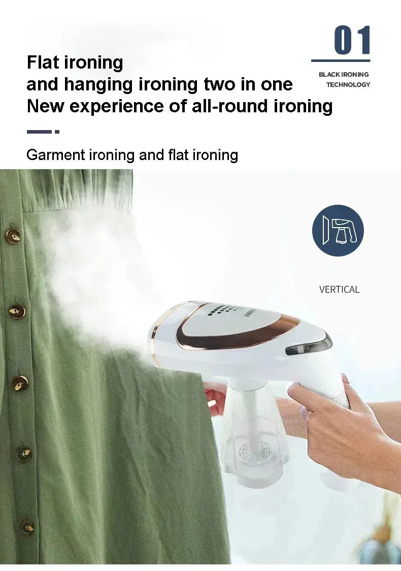 FirmHome Handheld Folding Steam Iron 500W 220V
