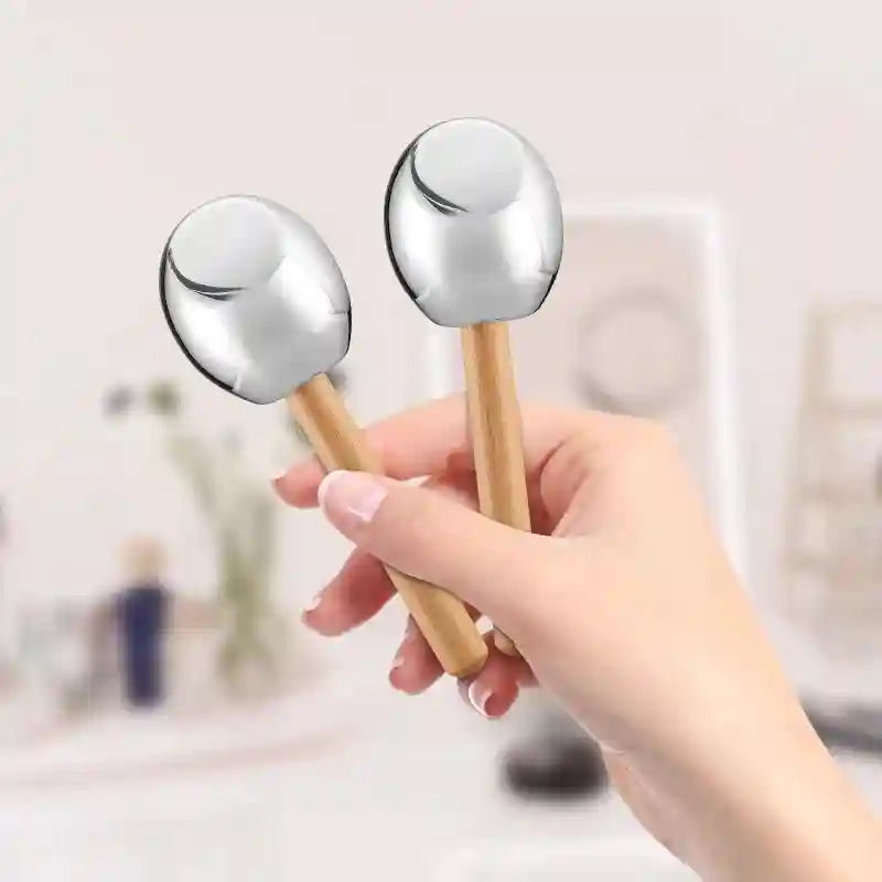 Eye Massage Instrument Stainless Steel Hot Cold Therapy Tool - 14.4cm Eye Massage Instrument Tidesmit