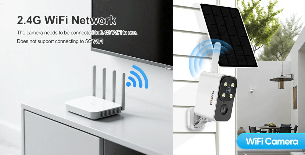 LS VISION Outdoor Solar Camera Wireless Cam WIFI/4G Ultra Standby Time PIR Motion Light Color Night Vision AI Detect Battery Cam