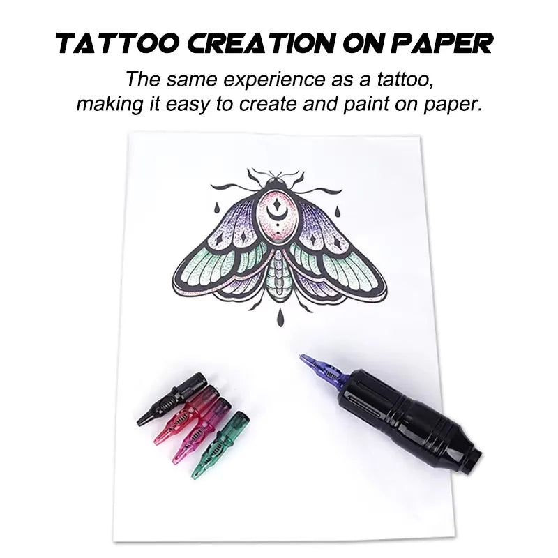Ballpoint Tattoo Pen Kit | PMU Practice Machine for Beginners Permanent Makeup Machines Tidesmit