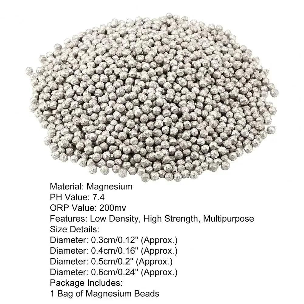 Bag Magnesium Beads High Strength Low Density Refractory 500g Metal Magnesium Mg Small Granules Beads for Home