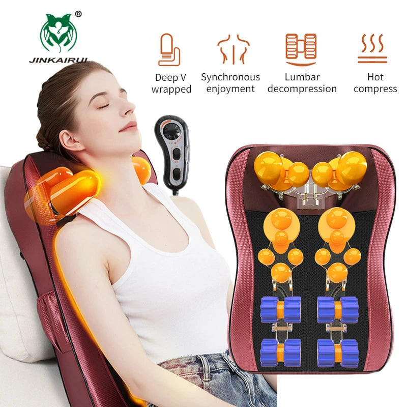 Full Body Electric Massager with Deep Tissue Heat Therapy by Tidesmit Body Shaping Massage Equipment Tidesmit