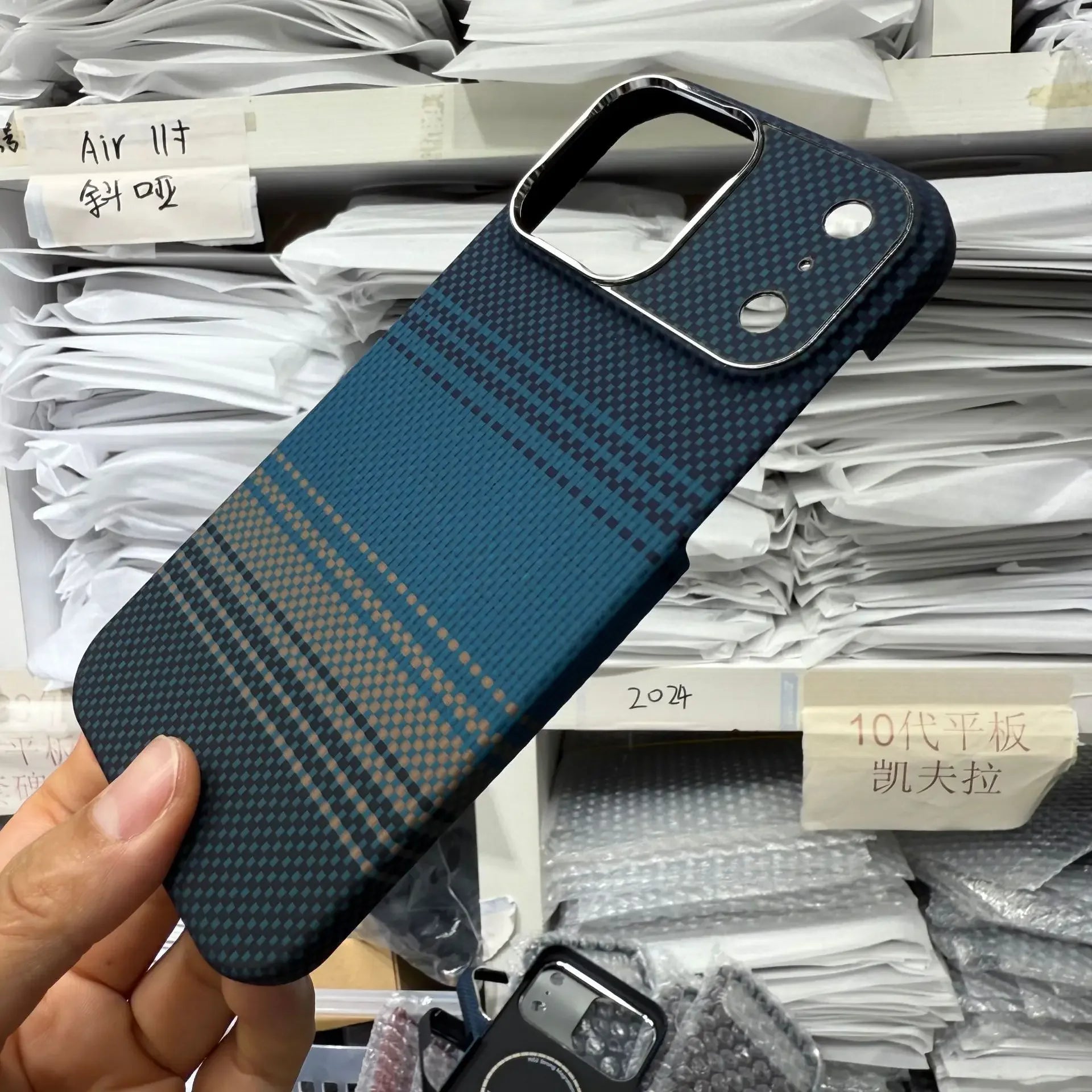 iPhone 17 Pro Max Aramid Fiber Case - Military-Grade Drop Protection Tidesmit