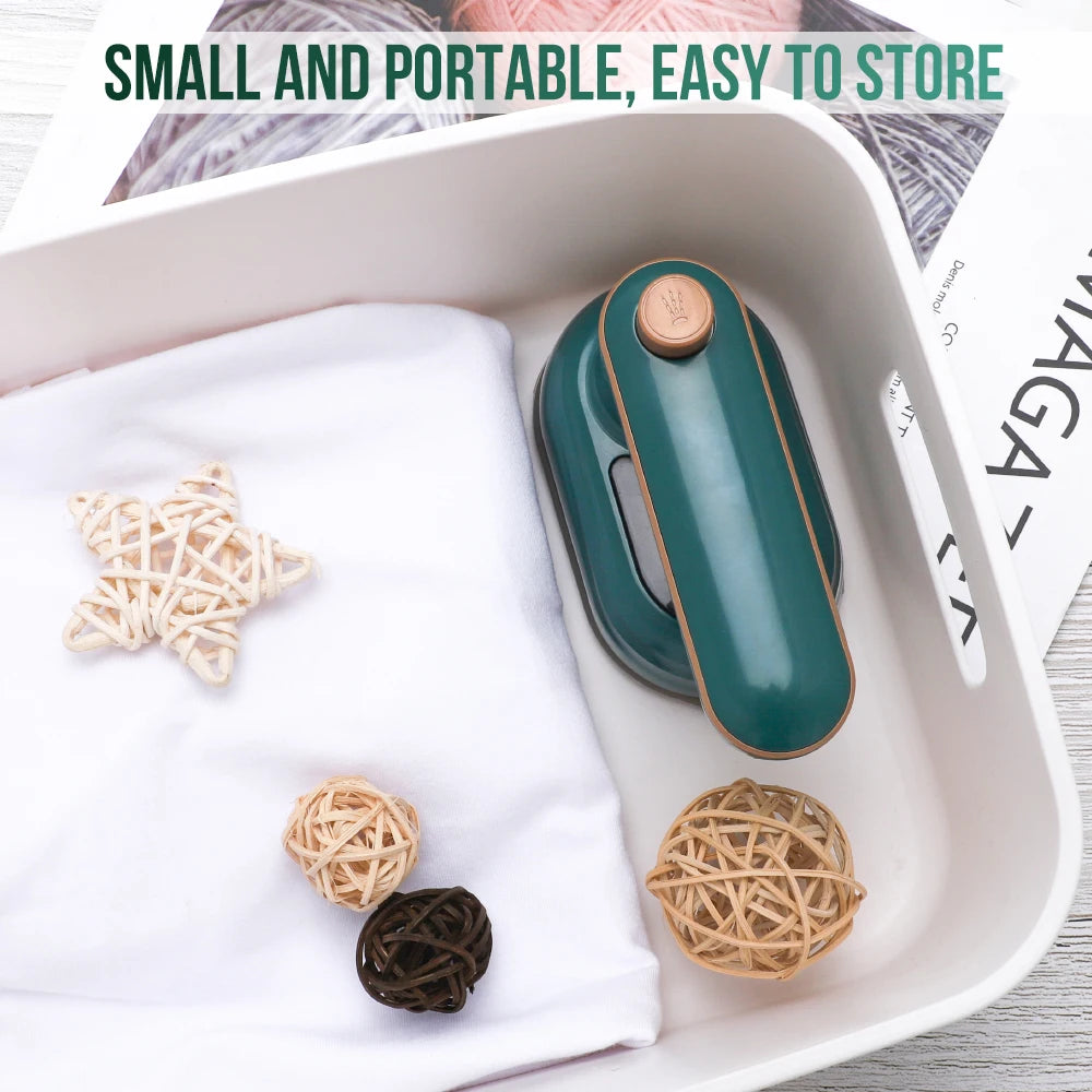 Tidesmit portable mini garment steamer featuring an ergonomic handle for easy handheld wet and dry clothes ironing.