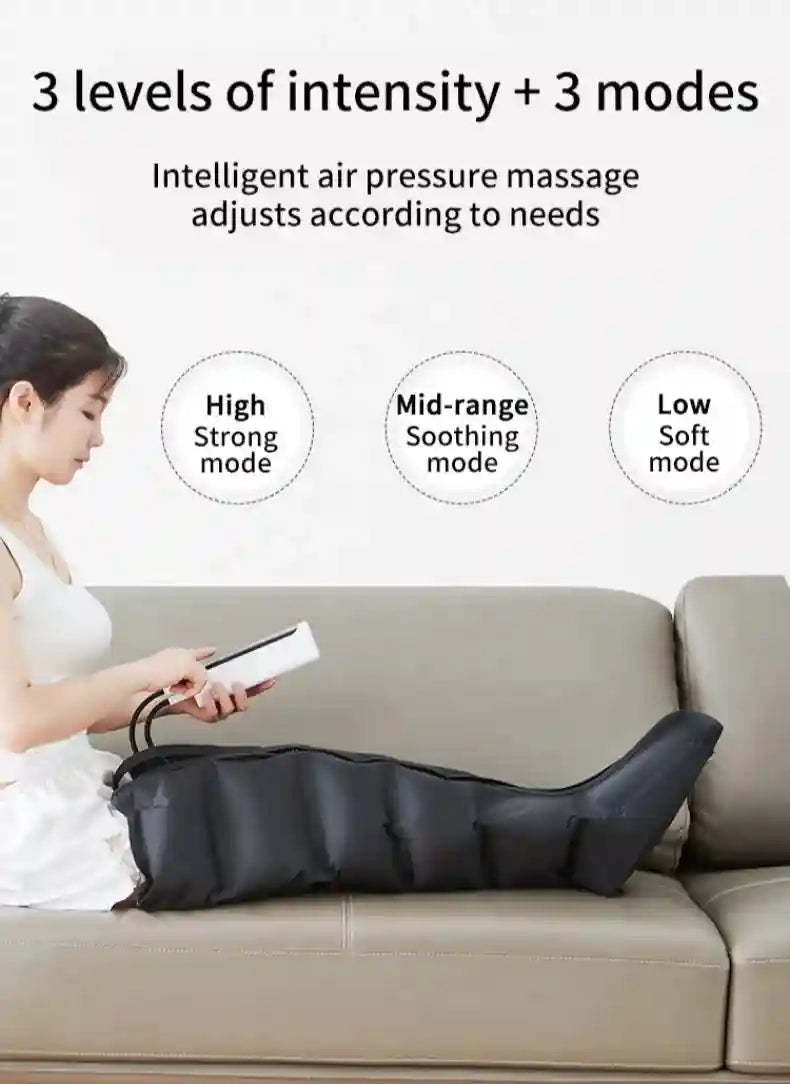 Leg Air Compression Massager - Deep Tissue Recovery Device Massage Roller Tidesmit