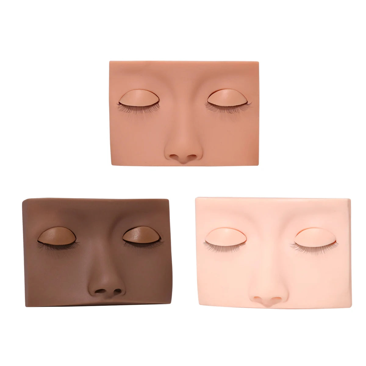 Tidesmit silicone mannequin training head with removable eyelids for eyelash extension and face makeup practice