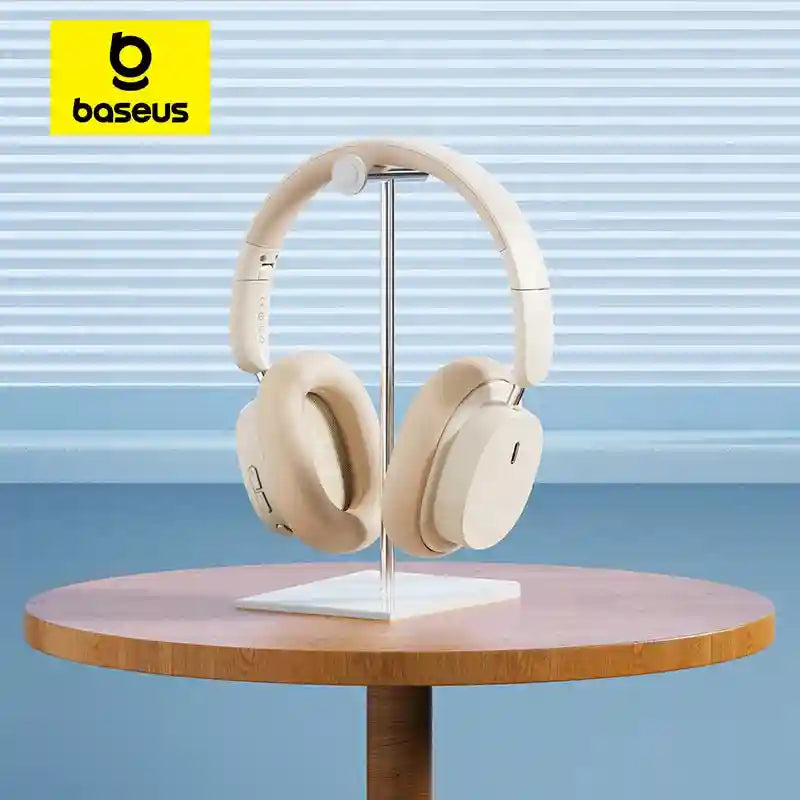 Wireless Over-Ear Headphones with 70H Playtime and Spatial Audio - Gray Tidesmit