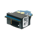 Zebra barcode scan engine module with blue PCB and black scan window