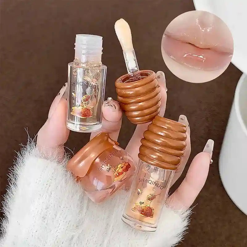 Honey Lip Oil Set – Nourishing Lip Treatment & Hydrating Care Lip Care Tidesmit