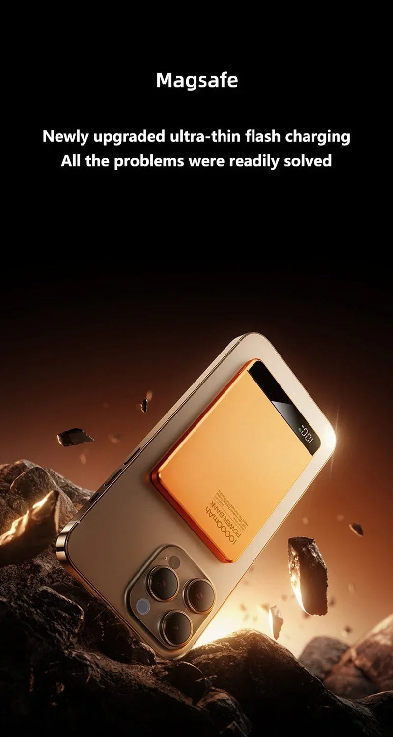 Magnetic Wireless Power Bank 10000mAh Portable Charger by Tidesmit Tidesmit