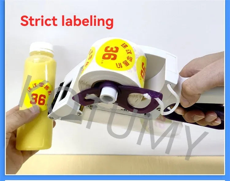 Self Adhesive Labeling Machine Manual Barcode Labeling Machine Fast Handheld Semi-Automatic Manual Labeling Machine