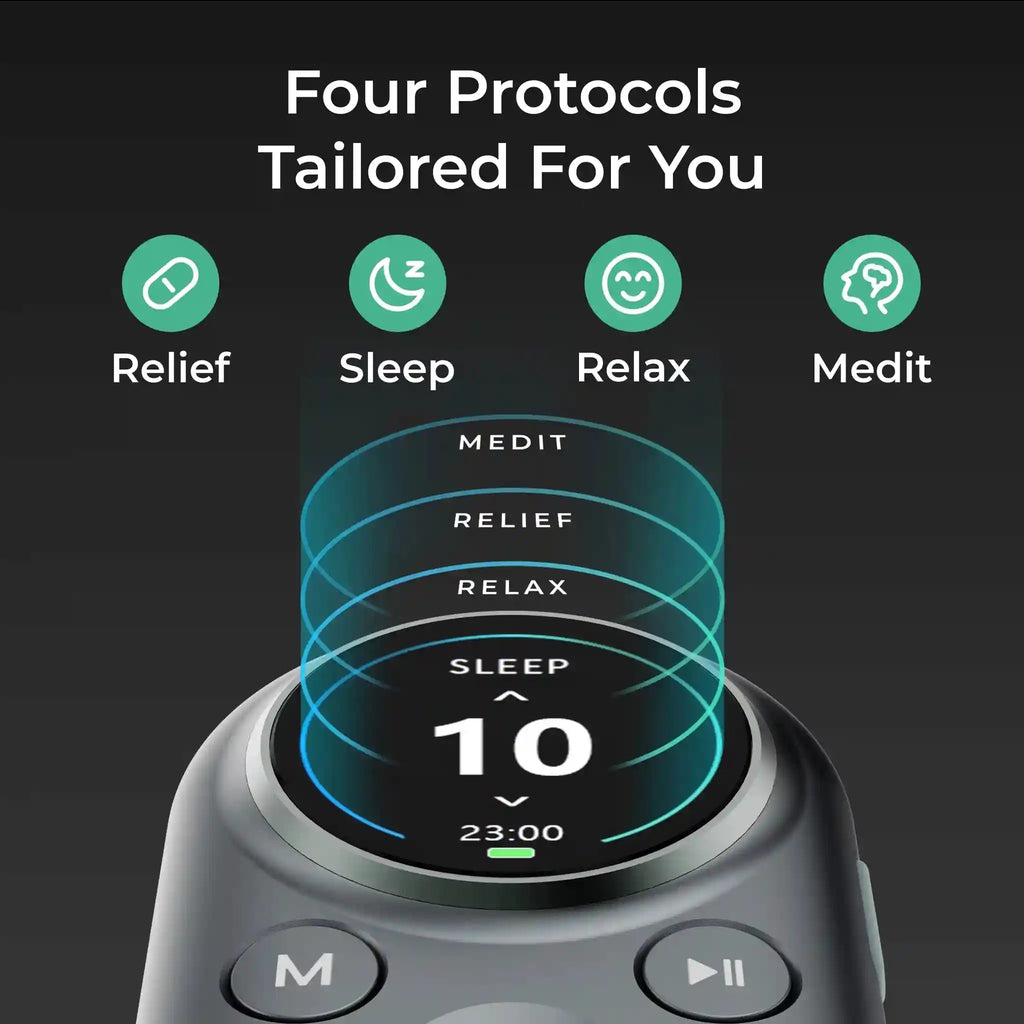 Vagus Nerve Stimulator for Sleep and Headache Relief - Tidesmit Back Massage Instrument Tidesmit
