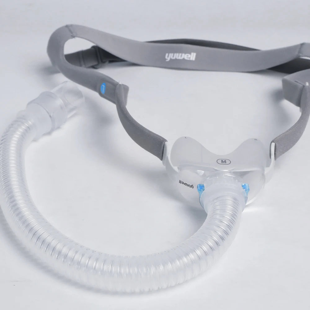 Yuwell CPAP Nasal Pillow Mask YN06 Breathwear Sleep Apnea Mask with Headgear M L Adjustable Anti Snore Stopper Medical Grade